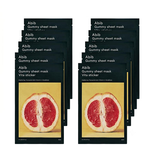 Abib Gummy Sheet Mask Vita Sticker — 10 ფურცელი