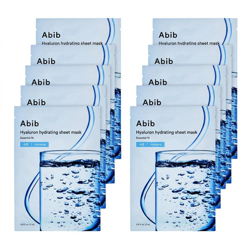 Abib Hyaluron Hydrating Sheet Mask Essential Fit — 10 ფურცელი