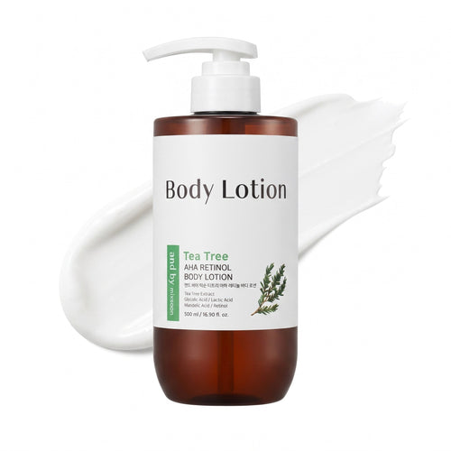 and by mixsoon Tea Tree AHA Retinol სხეულის ლოსიონი 500 მლ