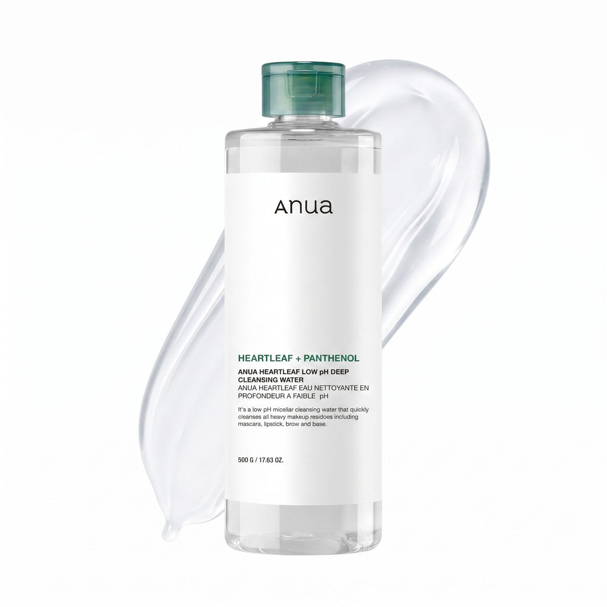Anua Heartleaf Low pH ღრმა გამწმენდი წყალი 500g