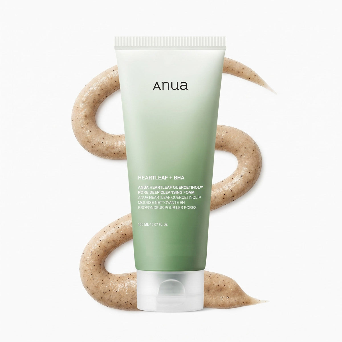 Anua Heartleaf Quercetinol™ пенка для глубокого очищения пор 150ml