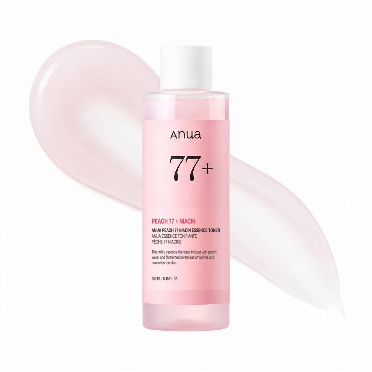Anua Peach 77 Niacin Essence Toner — тонер-эссенция 250 ml