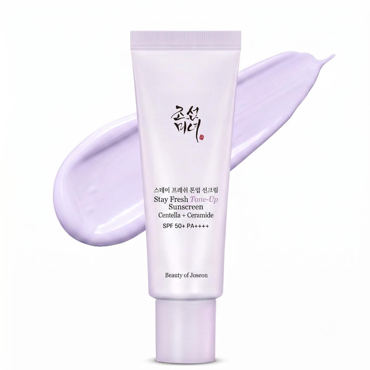 Beauty of Joseon Stay Fresh Tone Up солнцезащитный крем Centella + Ceramide Purple 50 ml