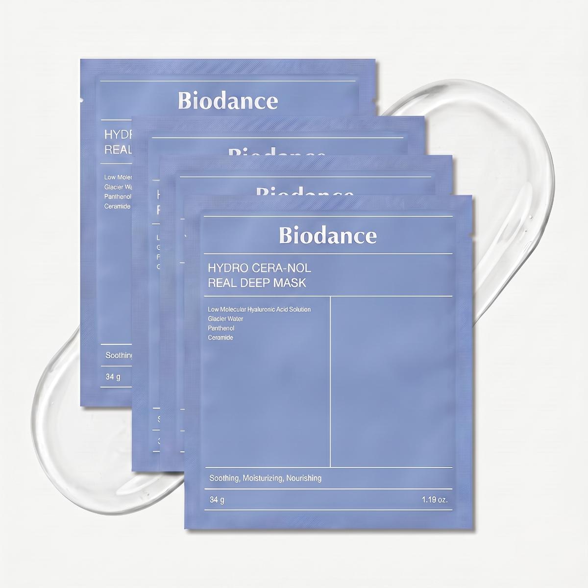 Biodance Hydro Cera nol ღრმა ნიღაბი 4 ცალი