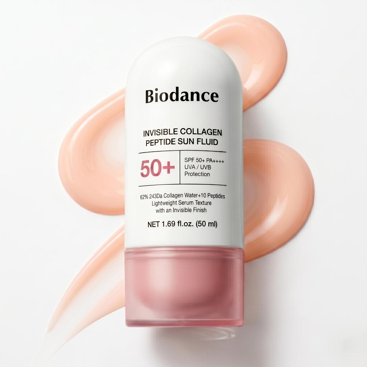 Biodance Invisible Collagen Peptide მზისგან დამცავი ფლუიდი 50 მლ