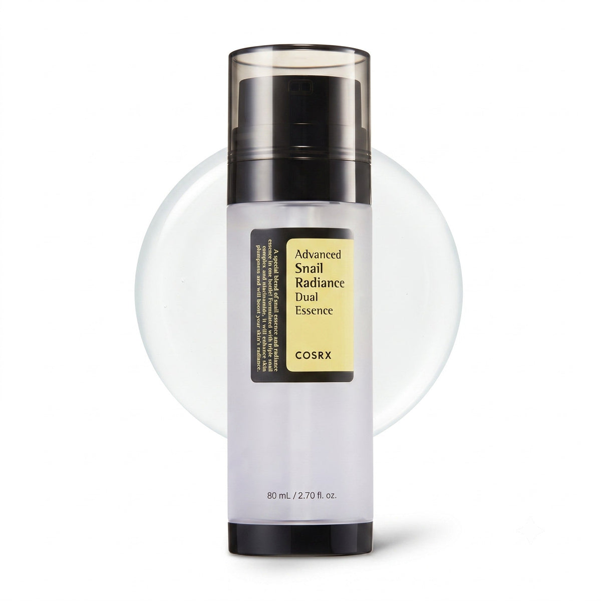 COSRX Advanced Snail Radiance ორმაგი ესენცია 80ml