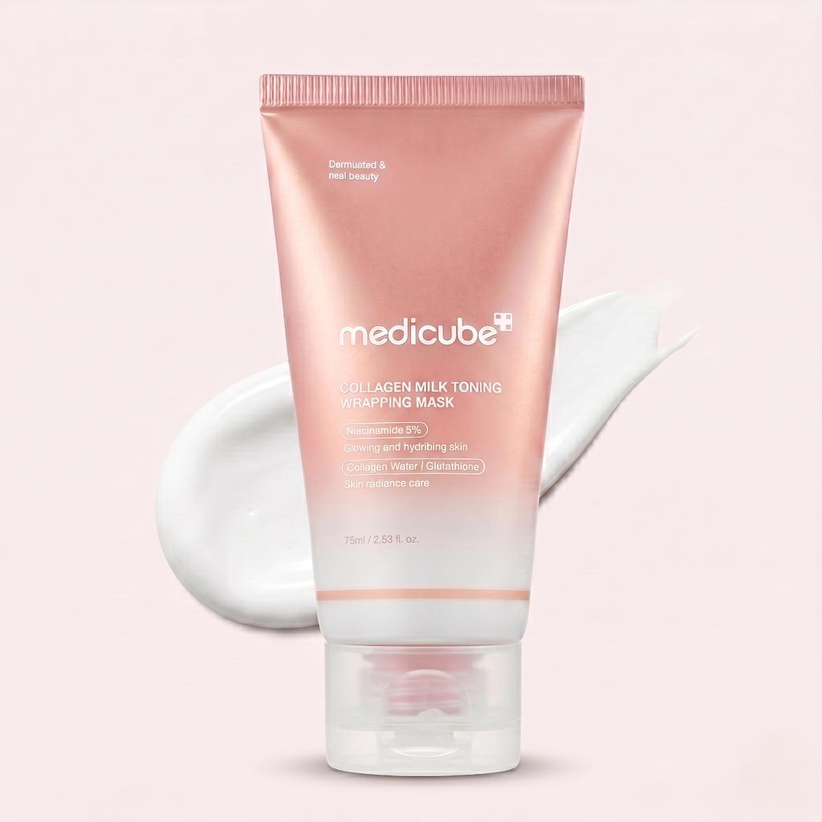 MEDICUBE Collagen Milky Toning Wrapping ნიღაბი 75ml