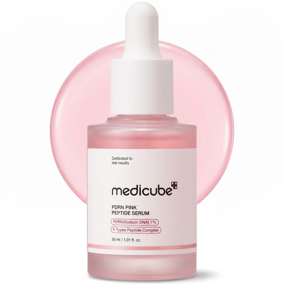 MEDICUBE PDRN Pink Peptide Serum 30ml — სახის შრატი