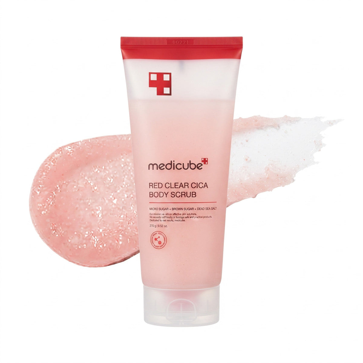 medicube Red Clear Cica Body Scrub, скраб для тела, 270 г