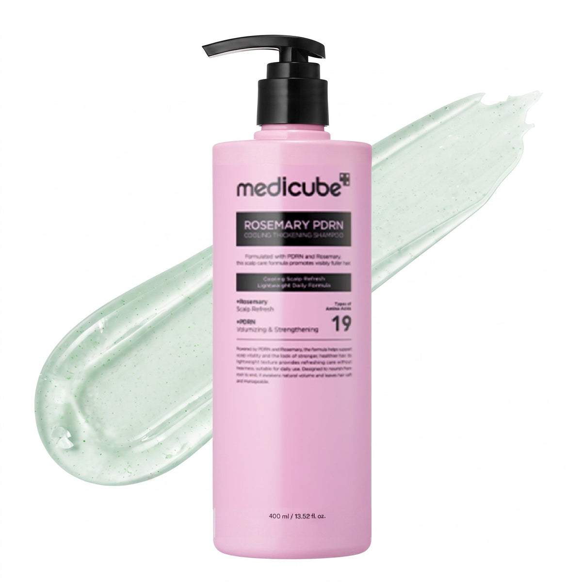 medicube Rosemary PDRN Cooling Thickening შამპუნი 400 ml